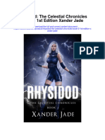 Rhysidod The Celestial Chronicles Book 2 1St Edition Xander Jade All Chapter