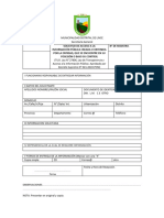 Formato de Solicitud de Acceso A La Información Pública