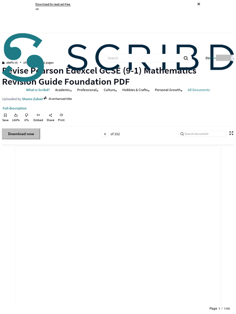 Revise pearson edexcel gcse 9 1 mathematics revision guide foundation