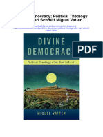 Divine Democracy Political Theology After Carl Schmitt Miguel Vatter Full Chapter