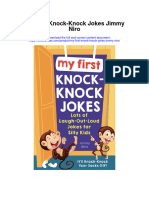 My First Knock Knock Jokes Jimmy Niro Full Chapter