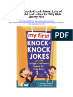 My First Knock Knock Jokes Lots of Laugh Out Loud Jokes For Silly Kids Jimmy Niro Full Chapter