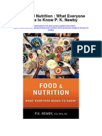 Download Food And Nutrition What Everyone Needs To Know P K Newby full chapter