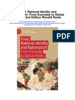 Download Food National Identity And Nationalism From Everyday To Global Politics 2Nd Edition Ronald Ranta full chapter