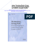 The Monetary Turning Point From Bank Money To Central Bank Digital Currency CBDC Joseph Huber Full Chapter