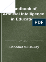 Benedict Du Boulay (Editor), Antonija Mitrovic (Editor), Kalina Yacef (Editor) - Handbook of Artificial Intelligence in Education (Elgar Handbooks in Education) - Edward Elgar Publishing (2023)