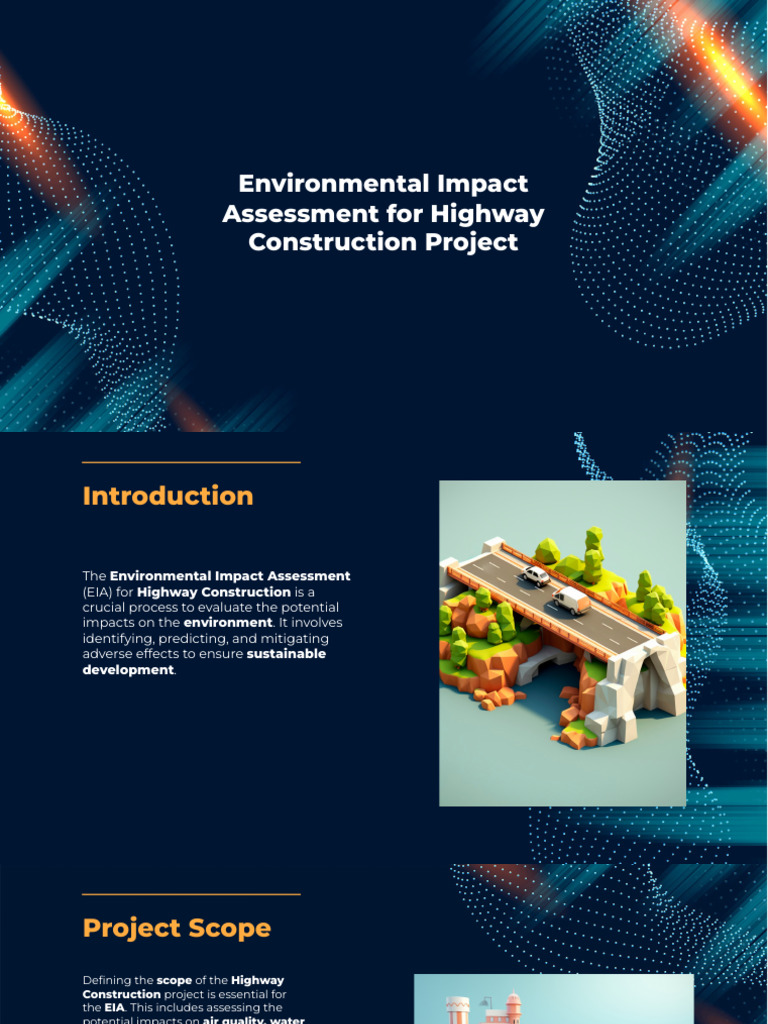 Highway Construction EIA Overview | PDF | Environmental Impact ...