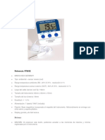 Termómetro Nevera Digital Rt 803 e Ok