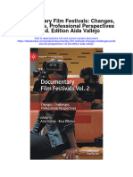 Documentary Film Festivals Changes Challenges Professional Perspectives 1St Ed Edition Aida Vallejo Full Chapter