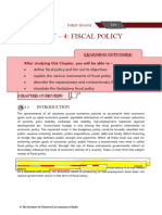 4. Fiscal Policy
