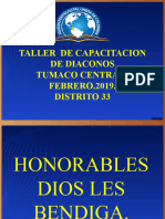 Taller para Diaconos Tumaco Febrero 2019