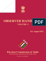 Observer Hand Book: Election Commission