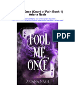 Fool Me Once Court of Pain Book 1 Ariana Nash Full Chapter