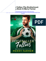 Footballer Follies The Brotherhood Legacy Book 4 Merry Farmer Full Chapter