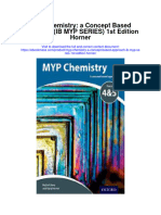Myp Chemistry A Concept Based Approach Ib Myp Series 1St Edition Horner Full Chapter