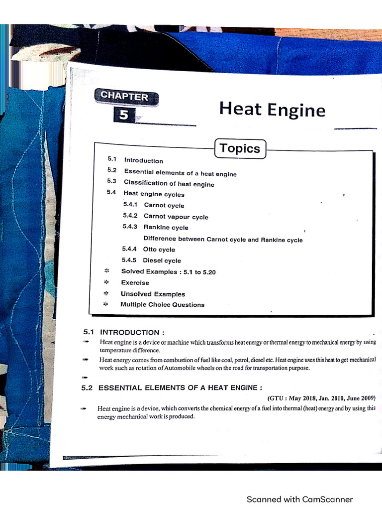 ch-5 Heat Engine | PDF