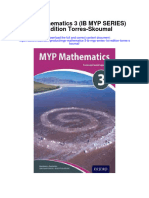 Download Myp Mathematics 3 Ib Myp Series 1St Edition Torres Skoumal full chapter