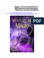 Download Mystery Of Magic Paranormal Womens Fiction Midlife Demons And Demigods Book 8 Tia Didmon Victoria Crawford full chapter