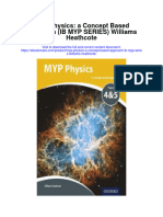 Myp Physics A Concept Based Approach Ib Myp Series Williams Heathcote Full Chapter