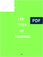 2° Types de Tourisme