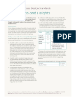 Widths and Heights Design Standards