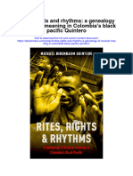 Download Rites Rights And Rhythms A Genealogy Of Musical Meaning In Colombias Black Pacific Quintero all chapter