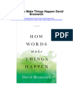 How Words Make Things Happen David Bromwich Full Chapter