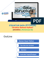 Pertemuan 02 Struktur Data