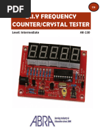 Crystal Tester Frequency Counter