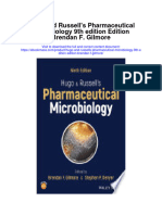 Hugo and Russells Pharmaceutical Microbiology 9Th Edition Edition Brendan F Gilmore Full Chapter