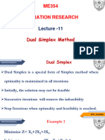 Lecture 11 Dual Simplex Method