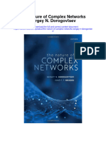 The Nature of Complex Networks Sergey N Dorogovtsev Full Chapter