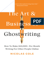 The Art Business of Ghostwriting How to Make 10,000 Per Month Writing for Other People Online