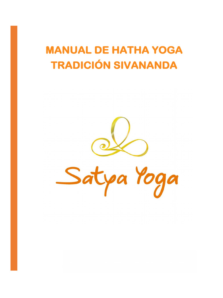 Manual de Hatha Yoga Sivananda | PDF | Yoga | La columna vertebral