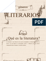 Presentación Proyecto Historia de La Literatura Vintage Beige y Marrón