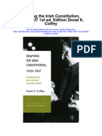 Download Drafting The Irish Constitution 1935 1937 1St Ed Edition Donal K Coffey full chapter