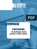 02 Português - Morfologia, Flexões Nominais e Verbais, Sintaxe