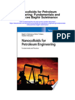 Nanocolloids For Petroleum Engineering Fundamentals and Practices Baghir Suleimanov Full Chapter