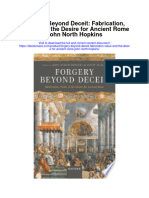 Download Forgery Beyond Deceit Fabrication Value And The Desire For Ancient Rome John North Hopkins full chapter