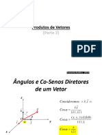 Aula 5 - Produto de Vetores Parte 2