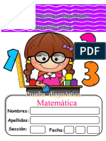 Evaluación Diagnóstica Matemática 1°