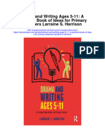 Drama and Writing Ages 5 11 A Practical Book of Ideas For Primary Teachers Larraine S Harrison Full Chapter