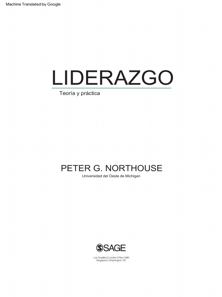 Lectura Control 1 Liderazgo | PDF | Liderazgo | Poder (social y político)