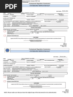 Professional Regulation Commission Stateboard Verification Slip