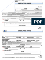 Professional Regulation Commission Stateboard Verification Slip