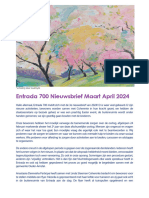 Entrada Nieuwsbrief Maart April 2024