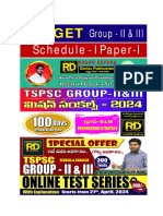 Target GR - Ii - Iii Test Series Schedule - 1 - Paper - 1 - Genius Online (RD)