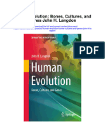 Human Evolution Bones Cultures and Genes John H Langdon Full Chapter