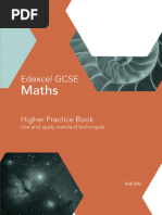 GCSE Edexcel Higher Maths: Topic List for Revision (CALCULATOR) | PDF ...