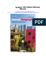 Human Geography 10Th Edition Michael Mercier Full Chapter